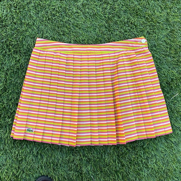 Lacoste Dresses & Skirts - Lacoste multicolor striped skirt-see measurements